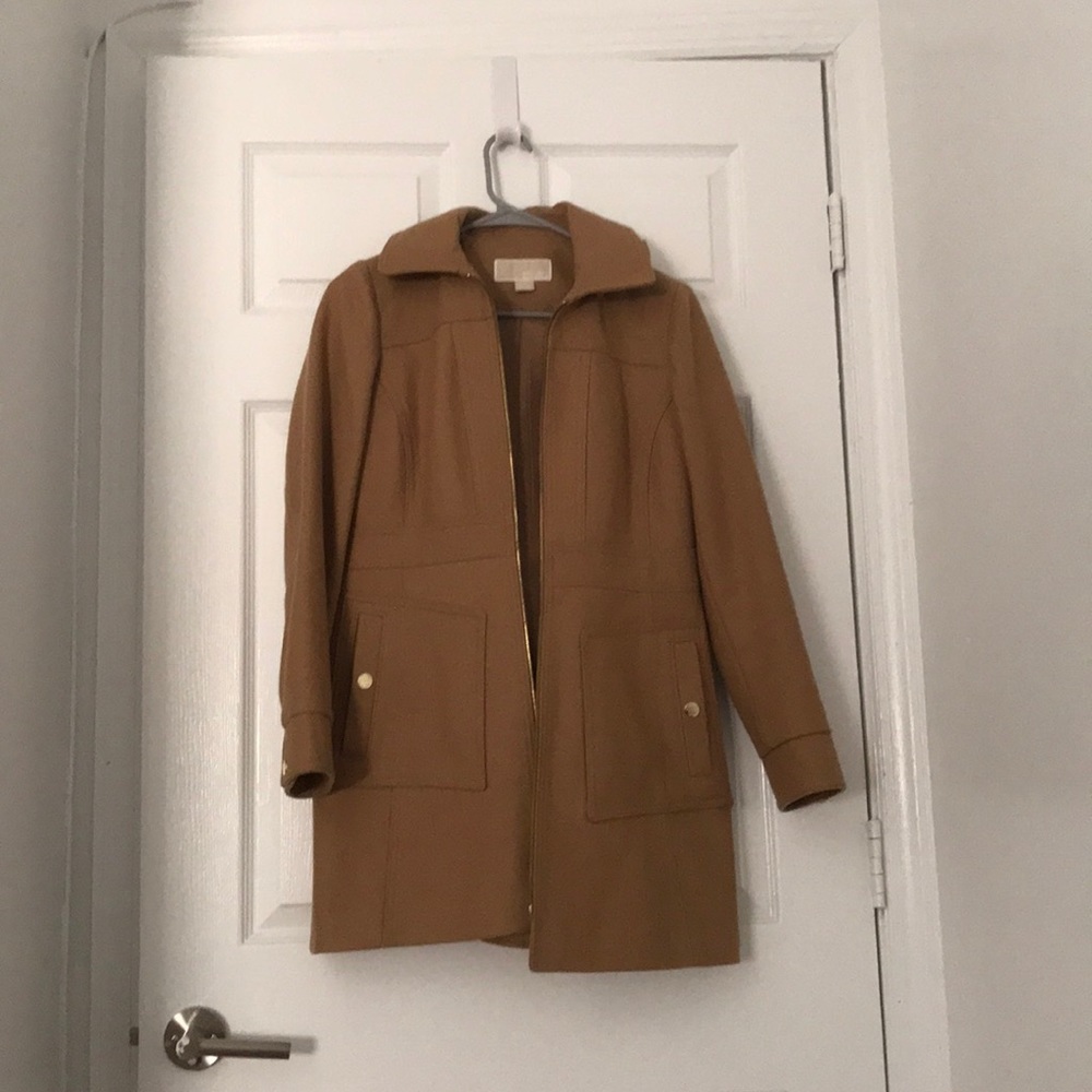 Michael Kors Tan Peacoat